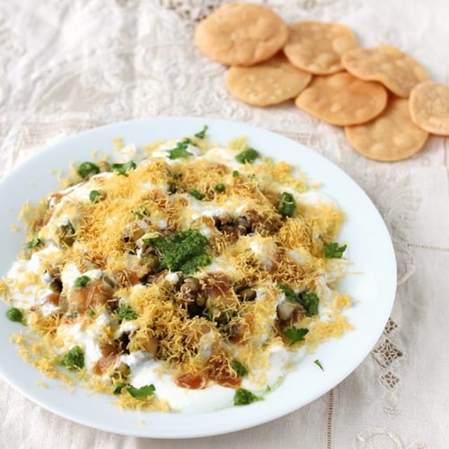 Aloo Papdi Chaat.