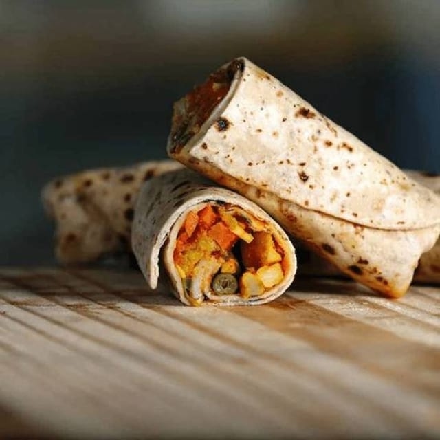 Single Veg Kati Roll.